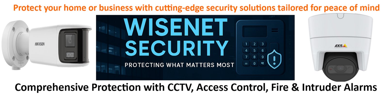 Wisenet Security Banner