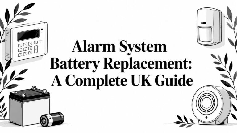 Alarm System Battery Replacement: A Complete UK Guide