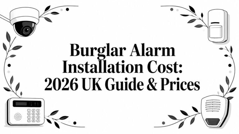 Burglar Alarm Installation Cost: 2026 UK Guide & Prices