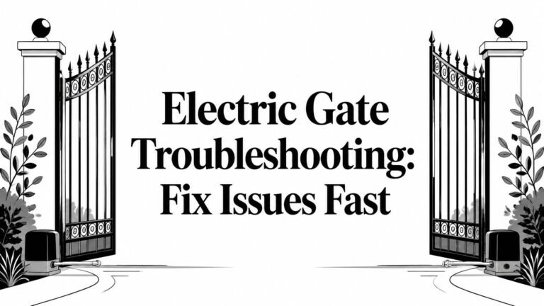 Electric Gate Troubleshooting: Fix Issues Fast