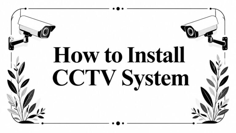 How to Install CCTV System