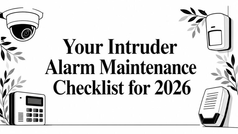 Your Intruder Alarm Maintenance Checklist for 2026