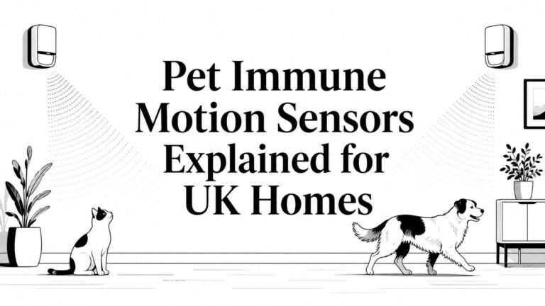 Pet Immune Motion Sensors Explained for UK Homes