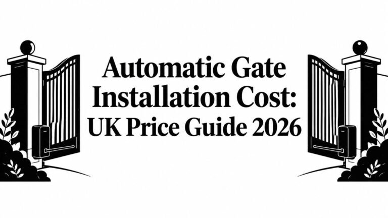 Automatic Gate Installation Cost: UK Price Guide 2026