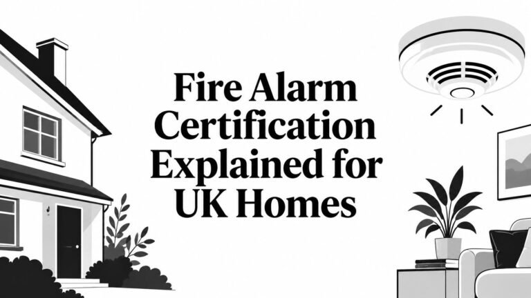 Fire Alarm Certification Explained for UK Homes