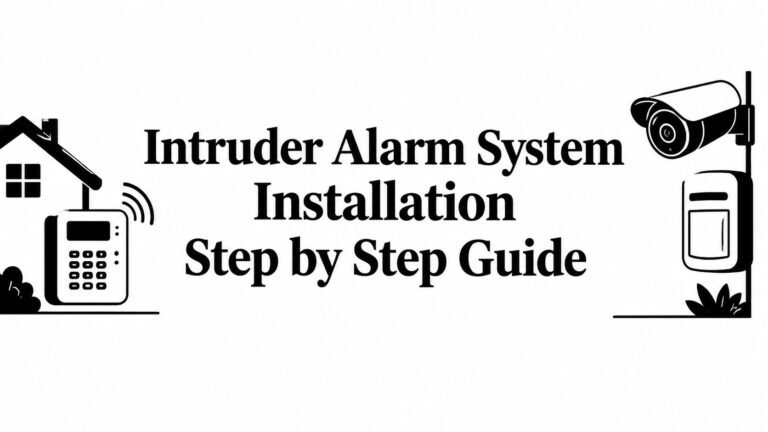 Intruder Alarm System Installation Step by Step Guide