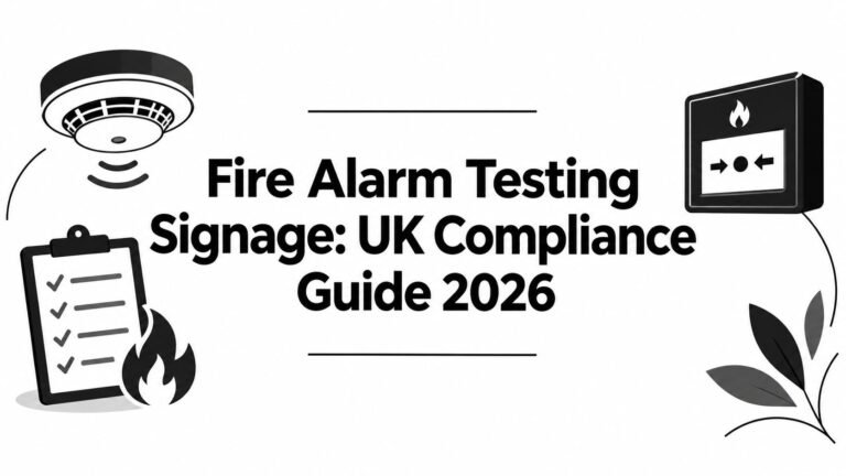 Fire Alarm Testing Signage: UK Compliance Guide 2026